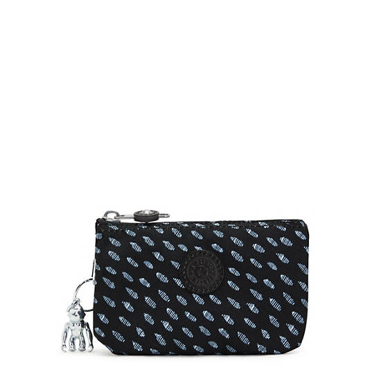 Kipling Creativity Small Printed Pouch Çanta Siyah Beyaz | TR 1098KO